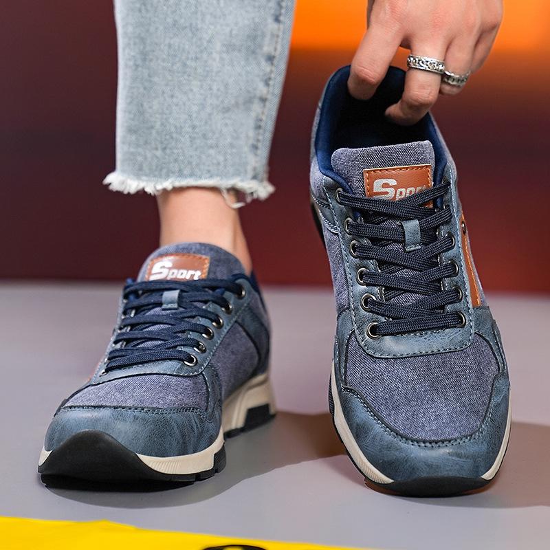Men's Plus Size Retro Denim Casual Sports Shoes