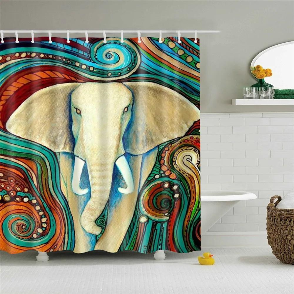 Personality Cartoon Shower Curtain Polyester Fabric Bath Curtain For The Bathroom Decorations Shower Curtains Bathroom Curtain
