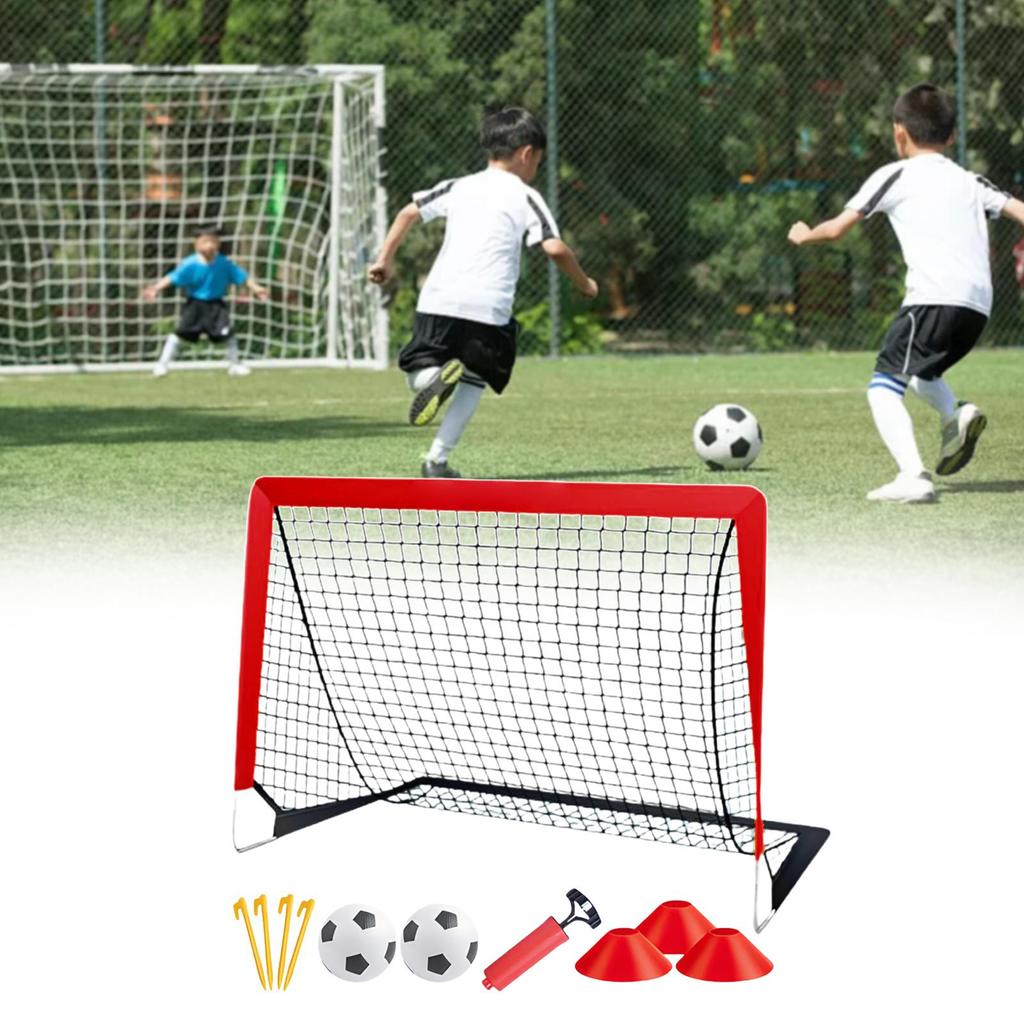 Soccer , Quick Setup, Portable Net for Backyard Fun