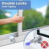 5pcs Security Sliding Window Lock Preventing Theft Window Limit Stop Locks Safety Lock  Bedroom
