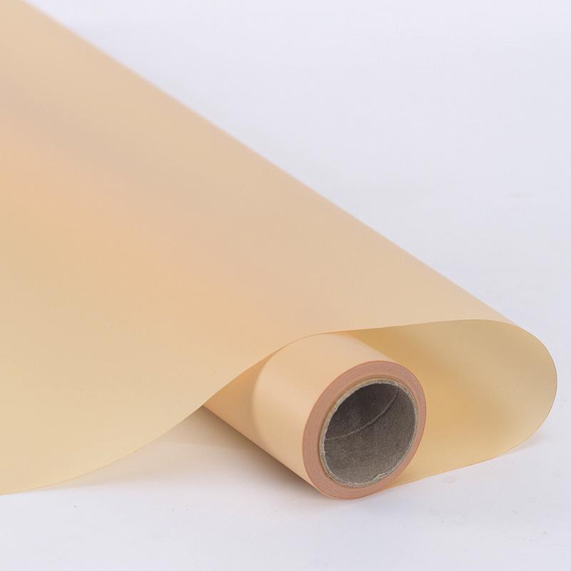 58CMx10M/2 volume Waterproof Floral art Wrapping Paper Roll Solid Color florist fresh flower wrapping paper Materials Fog paper