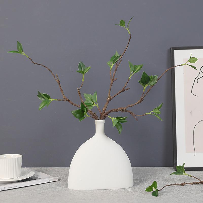 44Cm New Single Branch Dry Branch Sprout Simulation Green Plant European Home Decoration Single Branch Sprout Green Plant