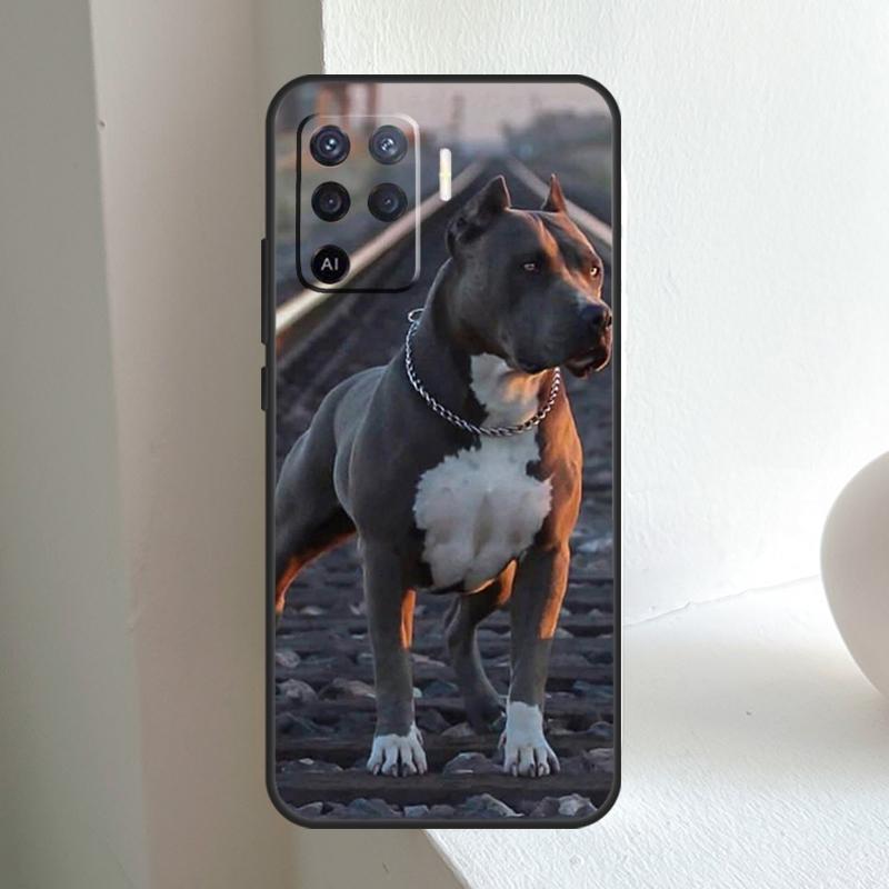 

Чохол для OPPO A78 A98 A18 A38 A58 A5 A6 Pro A15 A17 A57 A16 A76 A96 A54 A74 A94 A40 A60 A80 з зображенням Пітбуля OPPO A40 A40m