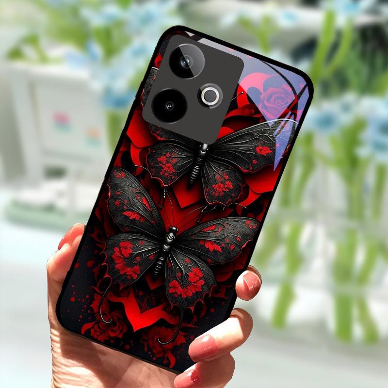 Pro Realme GT7 5G Pouzdro Nové Módní Zadní Kryt z Tvrzeného Skla Pevné PC Pouzdro na Telefon Pro Realme GT 7 Fundas Nárazuvzdorné Pouzdro