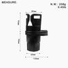 2 in 1 Multifunctional Dual Drink Holder Car 360 Degree Rotating Base Car Cup Holder Expander Adapter