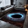 Cosmic Black Hole Design Area Rug Floor Mat Non-Slip Rug for Living Room Bedroom Kitchen Outdoor Decor Carpet Bedroom Decor