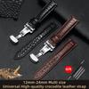 Crocodile Skin Watch Band 16mm 18mm 20mm 22mm 23mm 24mm Men Women Black Brown Genuine Leather Strap Bracelet for Any Watch Brand