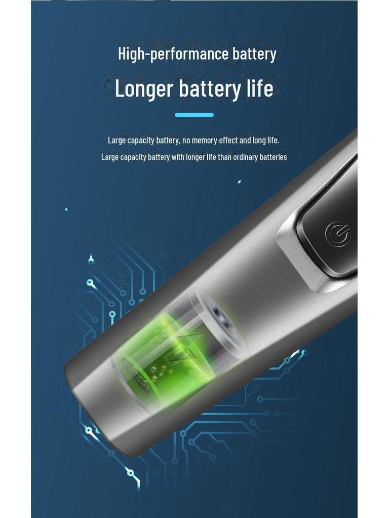 Linke 8806 Washable USB Three-Head Electric Shaver & Multi-Function Razor