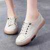 Xiaohongshu Women's Summer Breathable Loafers - Comfortable Soft Sole Leather Flats for Casual or Student Wear.