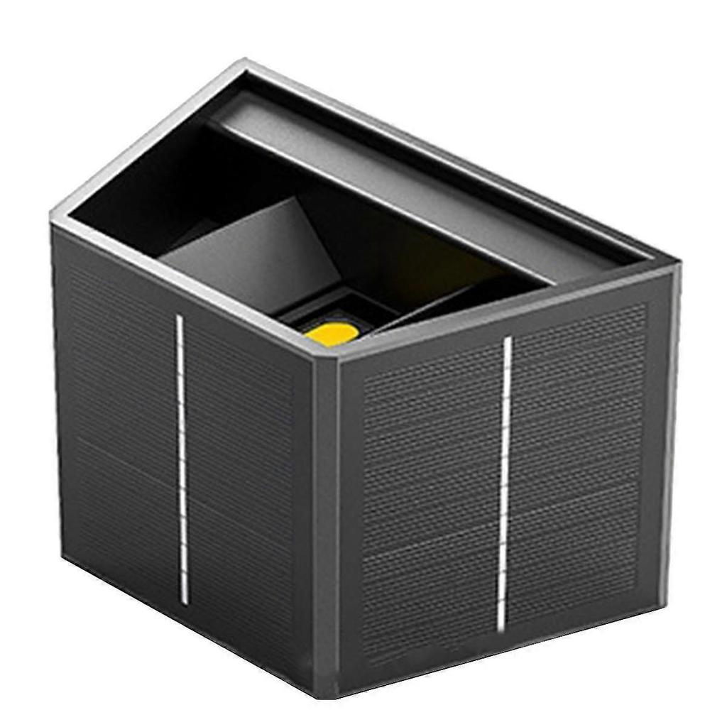 Solar Wall Light Outdoor Up-Down Lighting LED Lamp Solar Wall Washing Lights for Courtyard Garden Dimmable