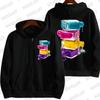 Nail Polish Print Zip Up Hoodies Female Makeup Beauty Aesthetic Graphic Zip Jackets Coat Cosmetics Fleece Zipper Sweatshirts