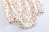 Romper Bodysuit Jumpsuit Summer Flower Floral Baby Newborn Hat Set Girls Pink 6Months [Misia Luxury] [27146-27155]
