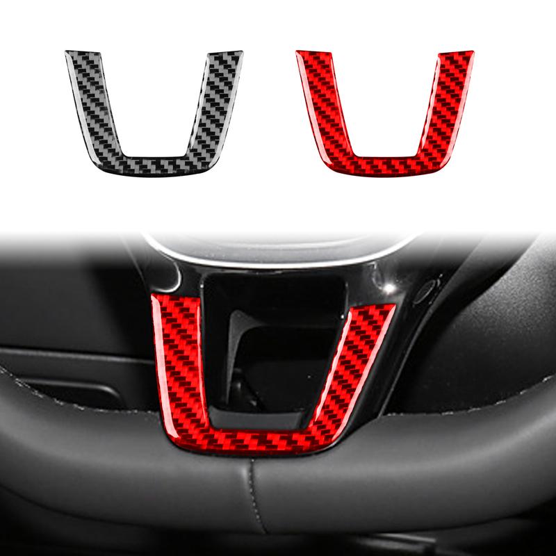 Carbon Fiber Stickers for Volkswagen Sagitar - Car Interior Accessories Steering Wheel Chin Decorative Covering Panel