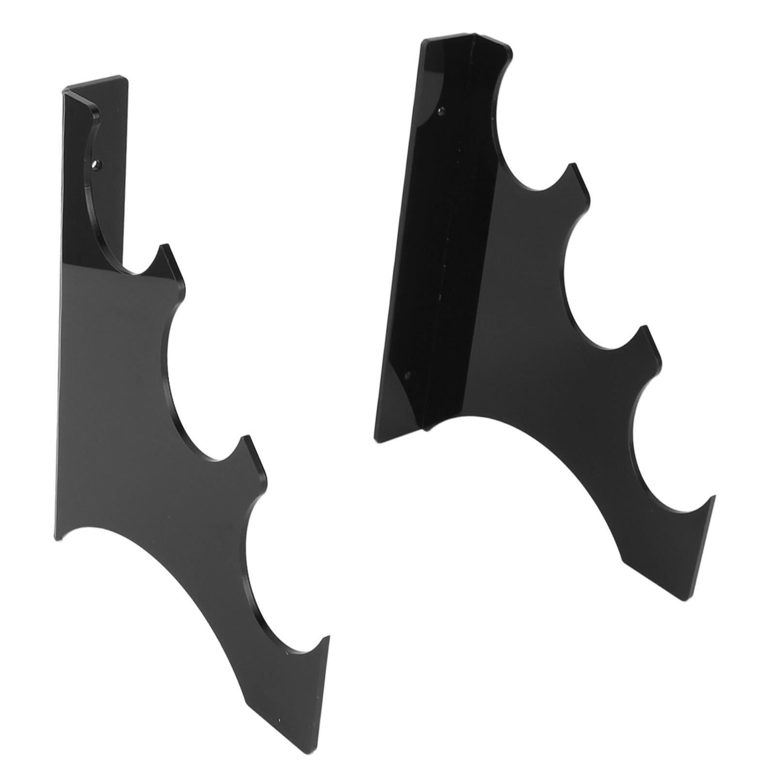 

Sword Hanger Display Holder Acrylic Wall Mounted 3 Layers Sword Rack for Retail Stores Home Decoration