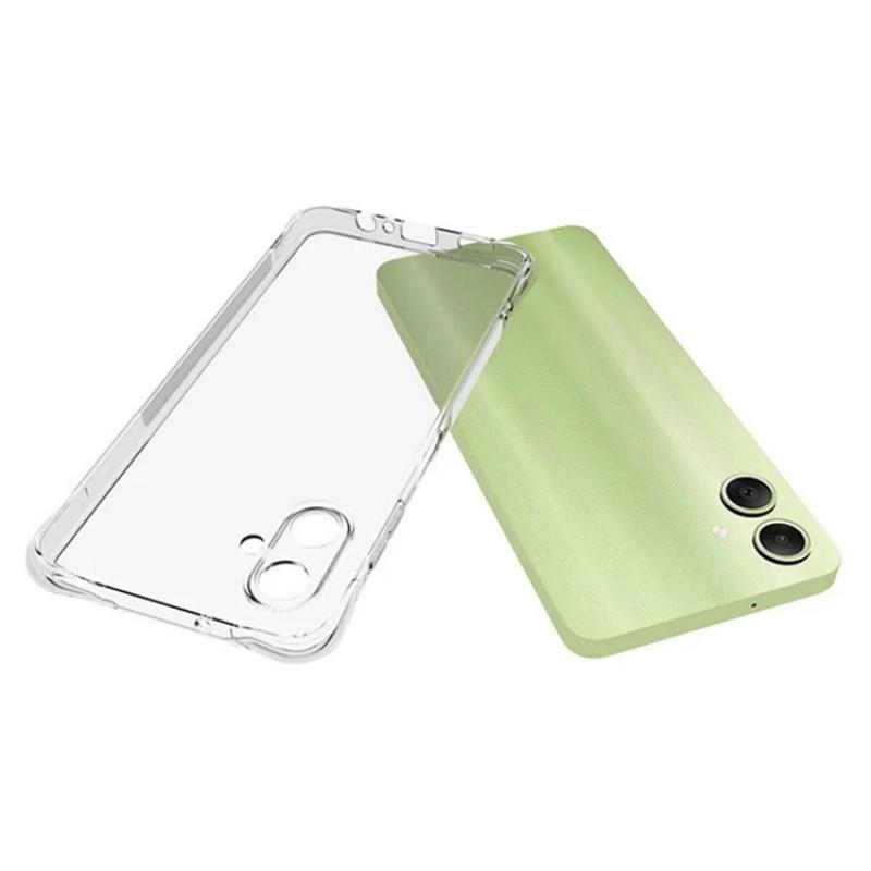 For Samsung Galaxy A06 4G Clear TPU Case WANLONFENG TM Series 2.0mm Phone Back Cover