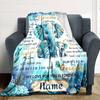Grandma'S Love Wisdom Blanket Warmthful Decor Great For Sofa Couch Office Bed Picnics Four Seasons Multipurpose Digital Print Birthday Christmas Gift