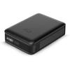 Powerbank Ksix Mini Lithium Polymer 10,000 mAh 10 W USB-A To USB-C Cable Included Simultaneous Charging Black (Nano, 10 000 mAh)