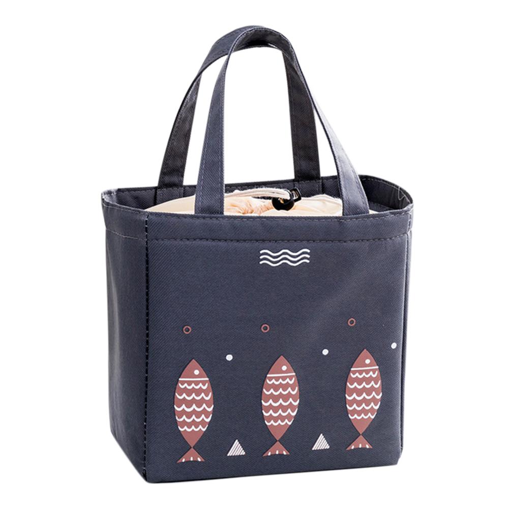 Large Capacity Fresh Insulation Cold Bales Thermal Oxford Lunch Bag Waterproof Leisure Bag Handbag