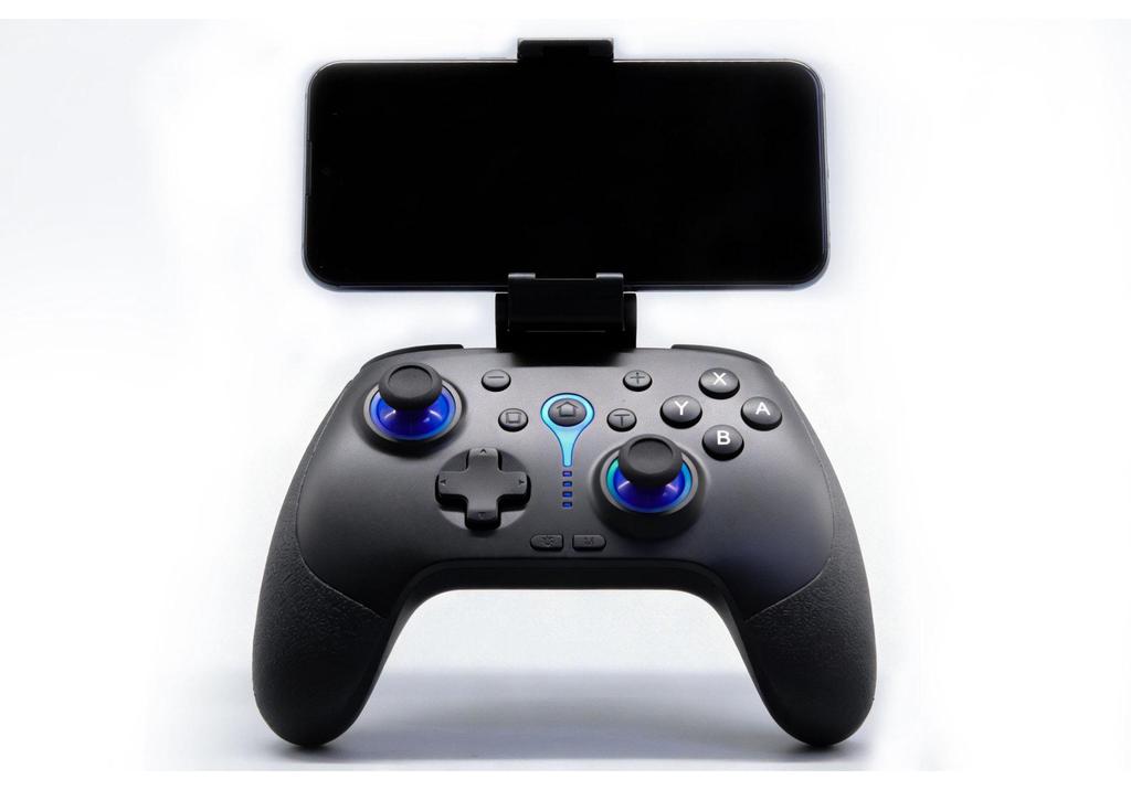 Bluetooth Game Controller: Somatosensory Vibration & Macro, Compatible with PC, Steam, Hall Joystick