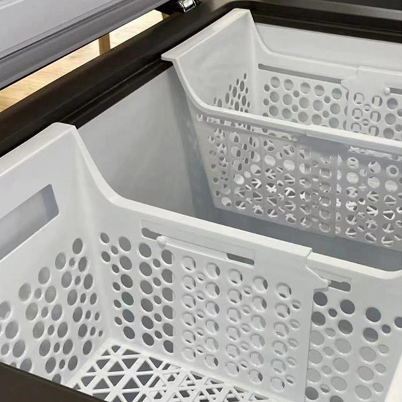 Chest Freezer Accessory Easy Maintenance Pp Odorless Heavy Load Bearing Chest Freezer Basket For Storage Organization