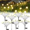 Solar Garden Lights 10 LED Solar Firefly Lights Swaying with the Wind Outdoor Waterproof LED Lights Courtyard Landscape