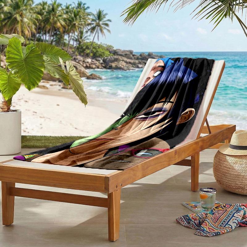 Gorillaz Fashion Beach Towel: Ideal for Summer Adventures Soft, Absorbent and Quick Drying Suitable for Swimming and Bathing