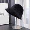 Autumn And Winter Plush Fisherman Hat, Children'S Korean Version Bucket Hat, Wool Thickened Warm Basin Hat