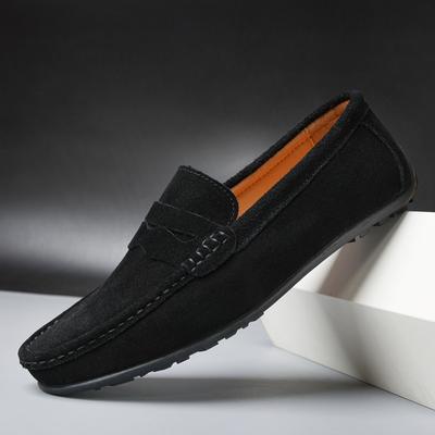 Tourism Outdoor Recreation High Quality Leather Loafers Slip On Men's Flats Fashion Driving Shoes Casual Shoes Moccasins Plus Size