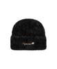 Bajal Safety Pin Fur Beanie Black