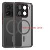 For Xiaomi 14 15 Pro Ultra Case Magsafe Wireless Charging Frosted Anti-Fingerprint Matte Skin Friendly Phone Grip Case Cover