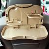Durable Folding Travel Food Drink Portable Plastic Tray Holder Car Kit