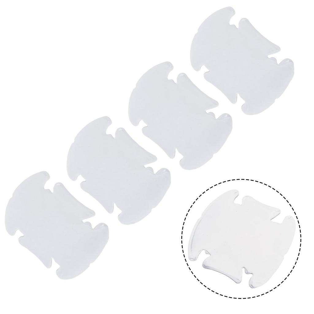 Transparent Door Handle Film Waterproof 4pcs Anti-Scratch