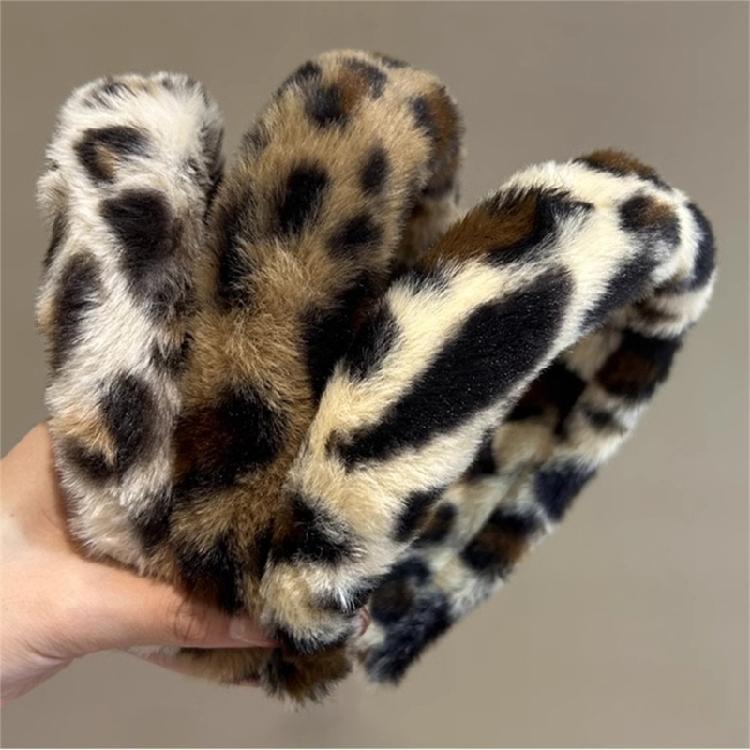 Modna opaska do włosów w panterkę Damska i dziecięca ozdoba głowy Zabawna opaska do włosów dla pań i nastolatek