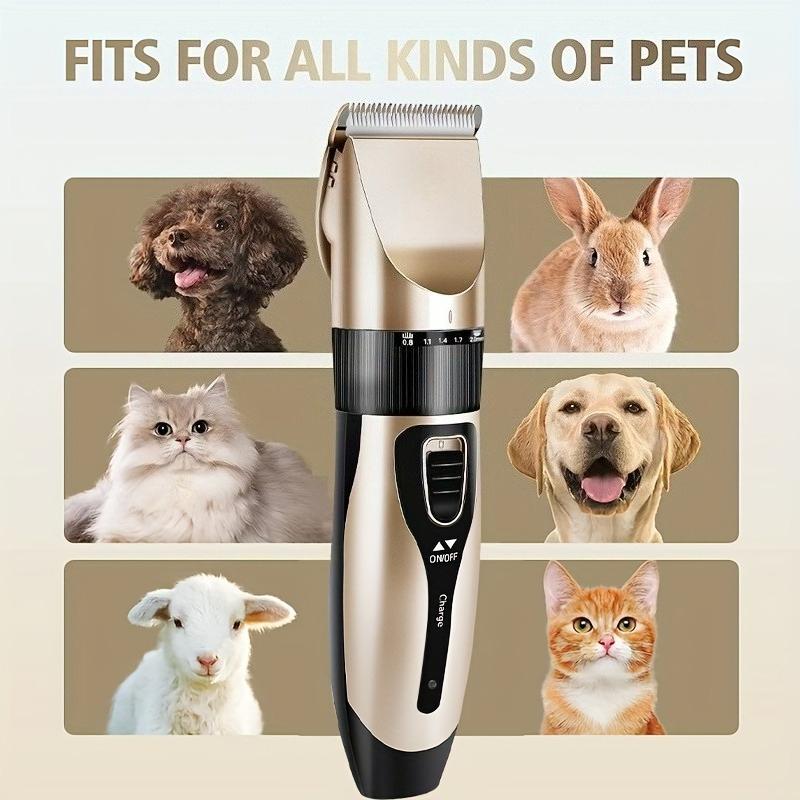 Pet Hair Clipper Haircut Trimmer Shaver Set For Rabbit Dog Cat Puppy Grooming Clipper Cutter Pet Supplies Electric Scissors