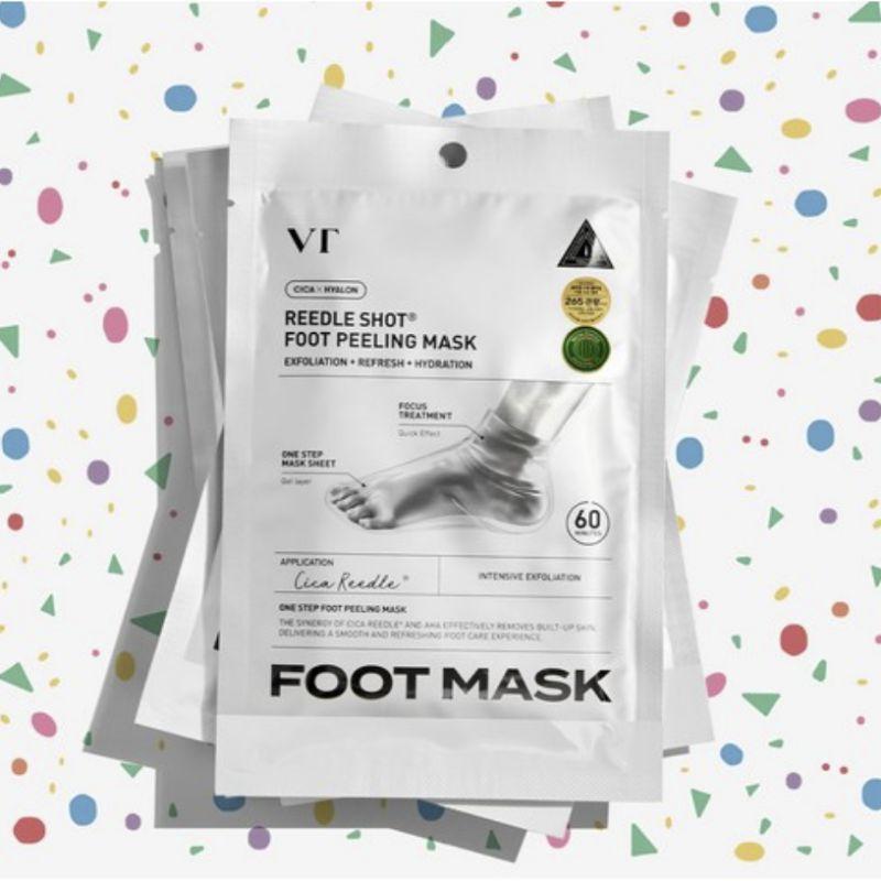 VT COSMETICS Reedle Shot Foot Peeling Mask 40ml X 2 Sheets (3 Packs)