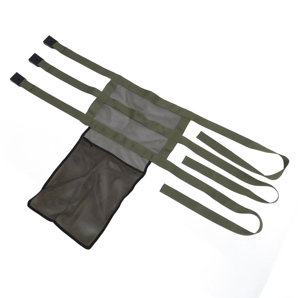 Treestand Seating Mesh Fabric 3 Locking Buckles Tree Stand Seating Replacement with Storage Pouch