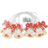"LED Iron Bell String Lights - Colorful Christmas and Birthday Decorations"