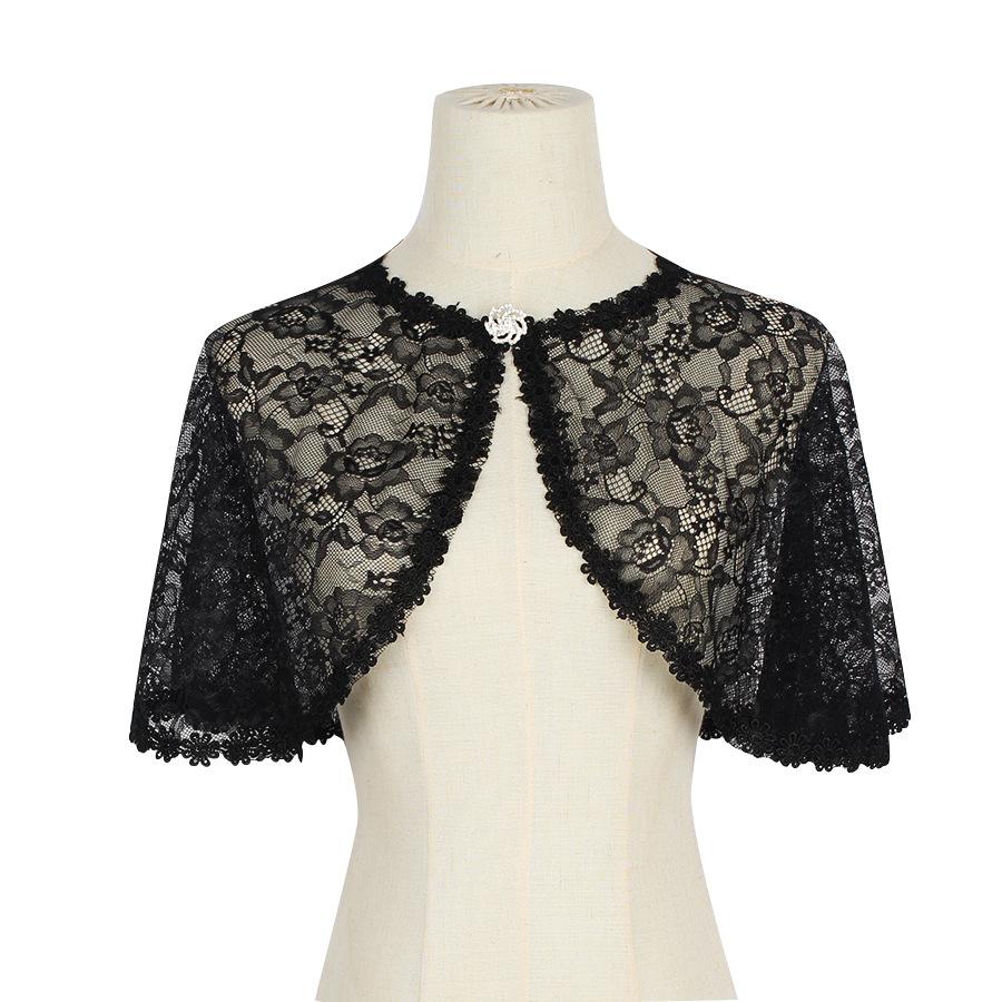 Diamond Lace Cape Coat Female Cape Shoulder With A Small Cape Summer Hundred With Thin Bridal Gown With Cardigan
