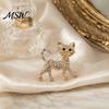 Cat Shaped Pin Rhinestone Shape Brooch Pin, Kitten Lapel Clip for Animal Accessory Women Girls, Sweater Cardigan Coat Suit Decoration Jewelry