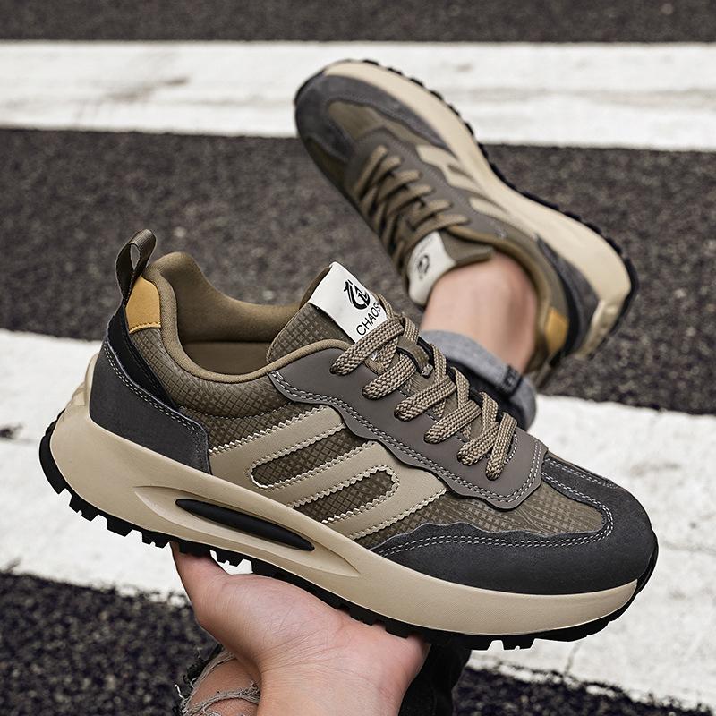 Men's shoes autumn and winter new sports and leisure shoes versatile trendy thick-soled heightening shoes European station Forrest Gump shoes men'