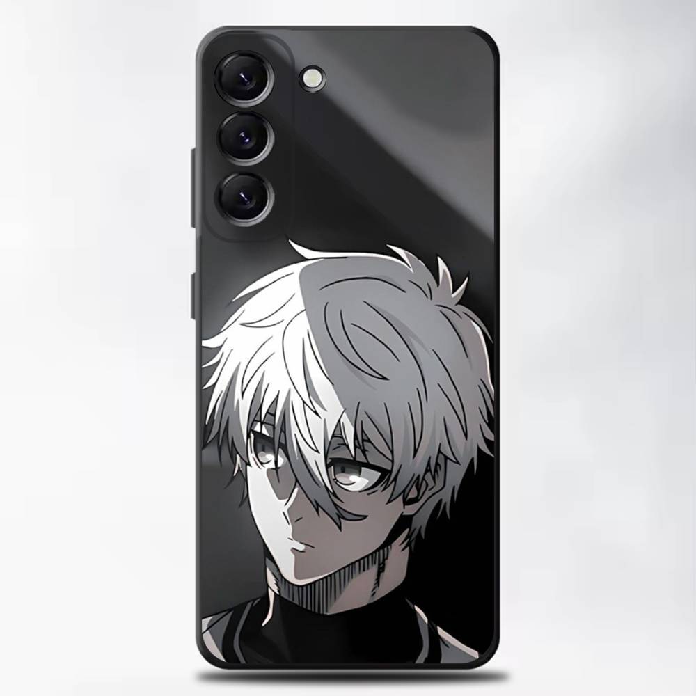 Blue Lock Anime Phone Case For Samsung Galaxy A13,A21s,A22,A31,A32,A52,A53,A71,A80,Soft Black Shell