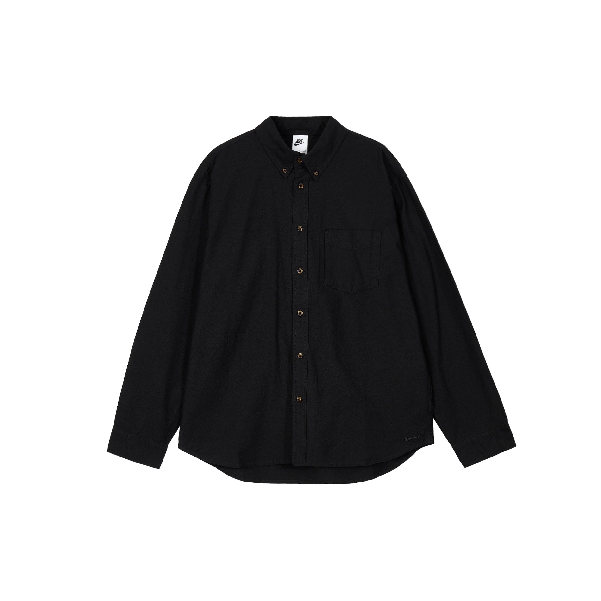 Рубашки Nike Мужская Черная Умеренная Рубашка FN3126-010 XL