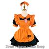 Halloween Party Lolita Pumpkin Maid Costume Magic Girl Role Play Dress Stockings