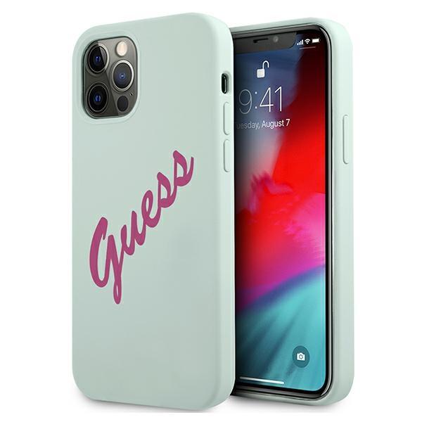 Guess Guhcp12Llsvsbf Iphone 12 Pro Max6,7 Niebieski Fuksja/Blue Fuschia Hardcase Silicone Vintage