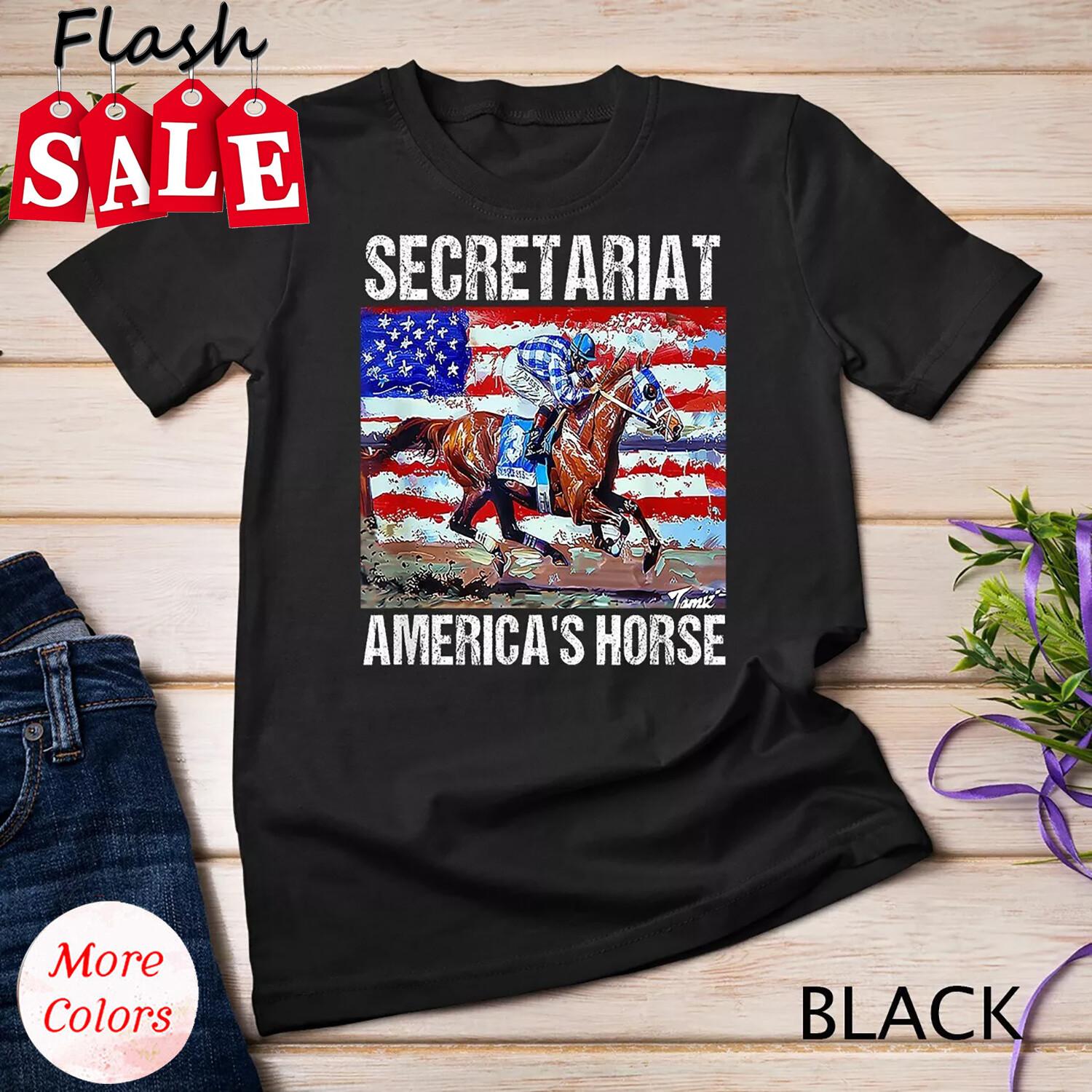 2025/Secretariat America s Horse T-Shirt Unisex T-shirt XXL
