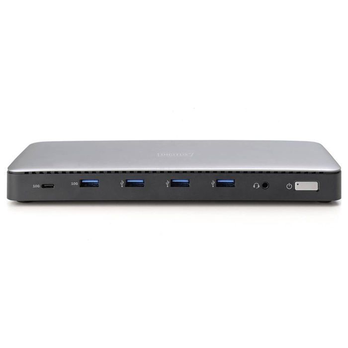 Station d'accueil USB-C - Digitus - DA-70918 - Chargement - 4K/60Hz - Compatible Multi-OS