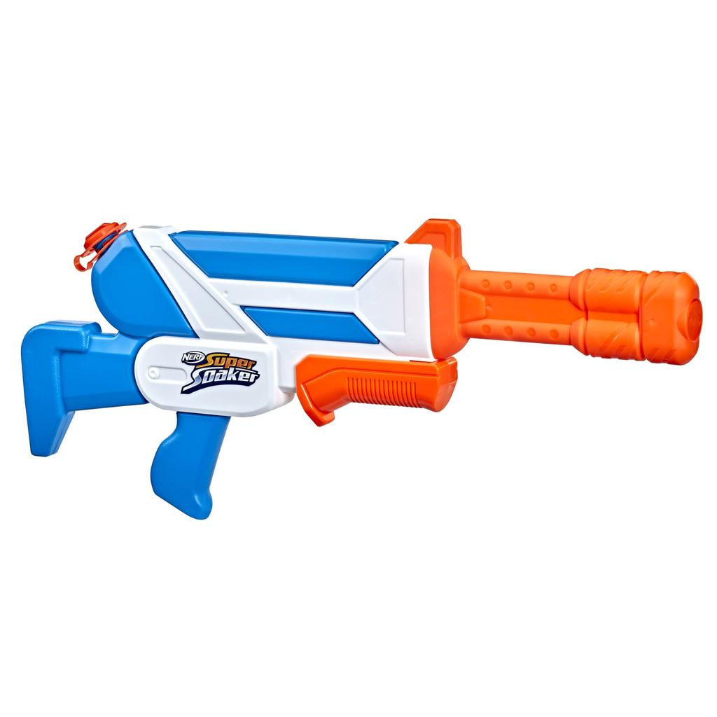Hasbro Nerf Super Soaker Twister Water Blaster, 1094 mL Tank Capacity, Two Twister Water Jets, Pump-action Water Gun, Water Play Toy for Kids and