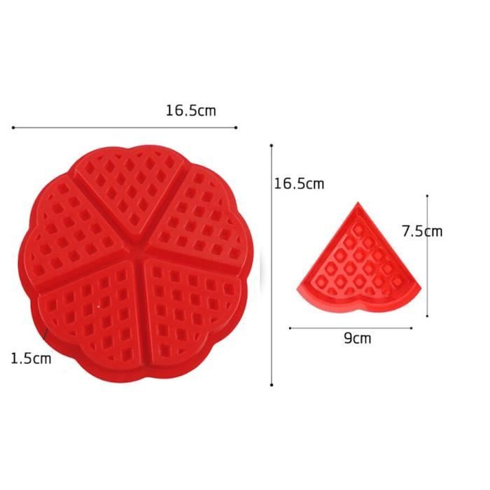 Forma na pečení - Noname - Tvar srdce - Silikon - 18cm x 18cm - Vhodné do mrazáku a myčky nádobí