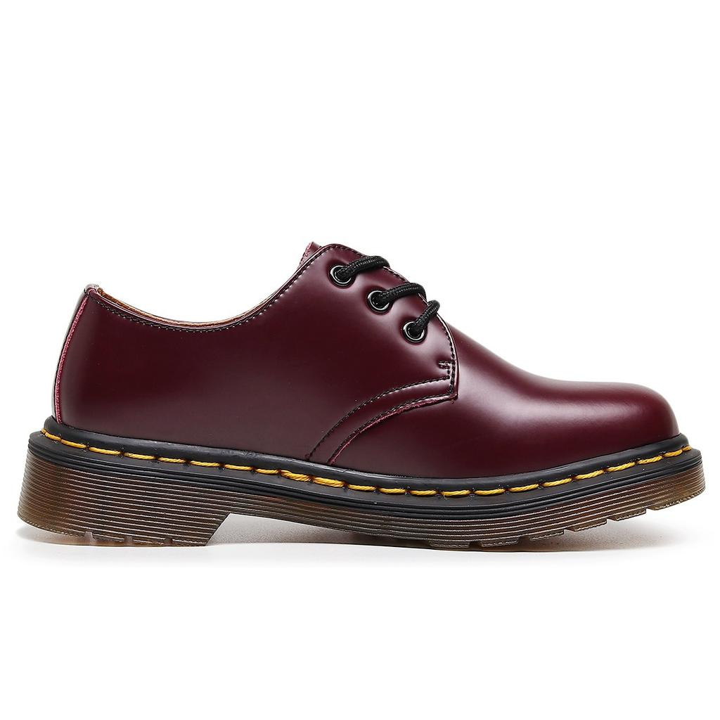 Low-top Small Leather Shoes Men's Genuine Leather British Style Large Size Short Boots Round Head Men's and Women's Casual Tooling Shoes