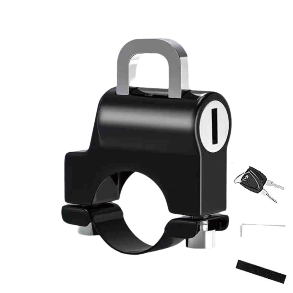 Security Motorcycle Helmet Lock Universal Metal Handlebar Lock Anti-theft Lock Bicycle